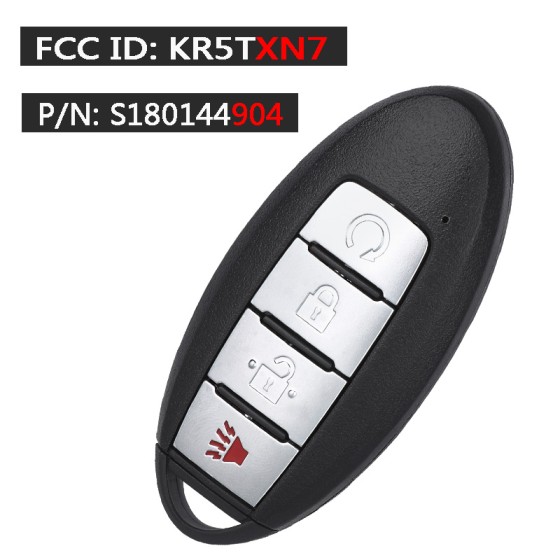 2019-2020 Nissan / 4-Button Smart Key / PN: 285E3-9UF5B / S180144904 / KR5TXN7 (AFTERMARKET)